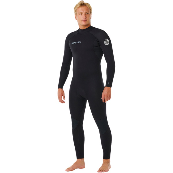 2026 Rip Curl Da Uomo Trad 4/3mm Back Zip Muta 18CMFS - Black